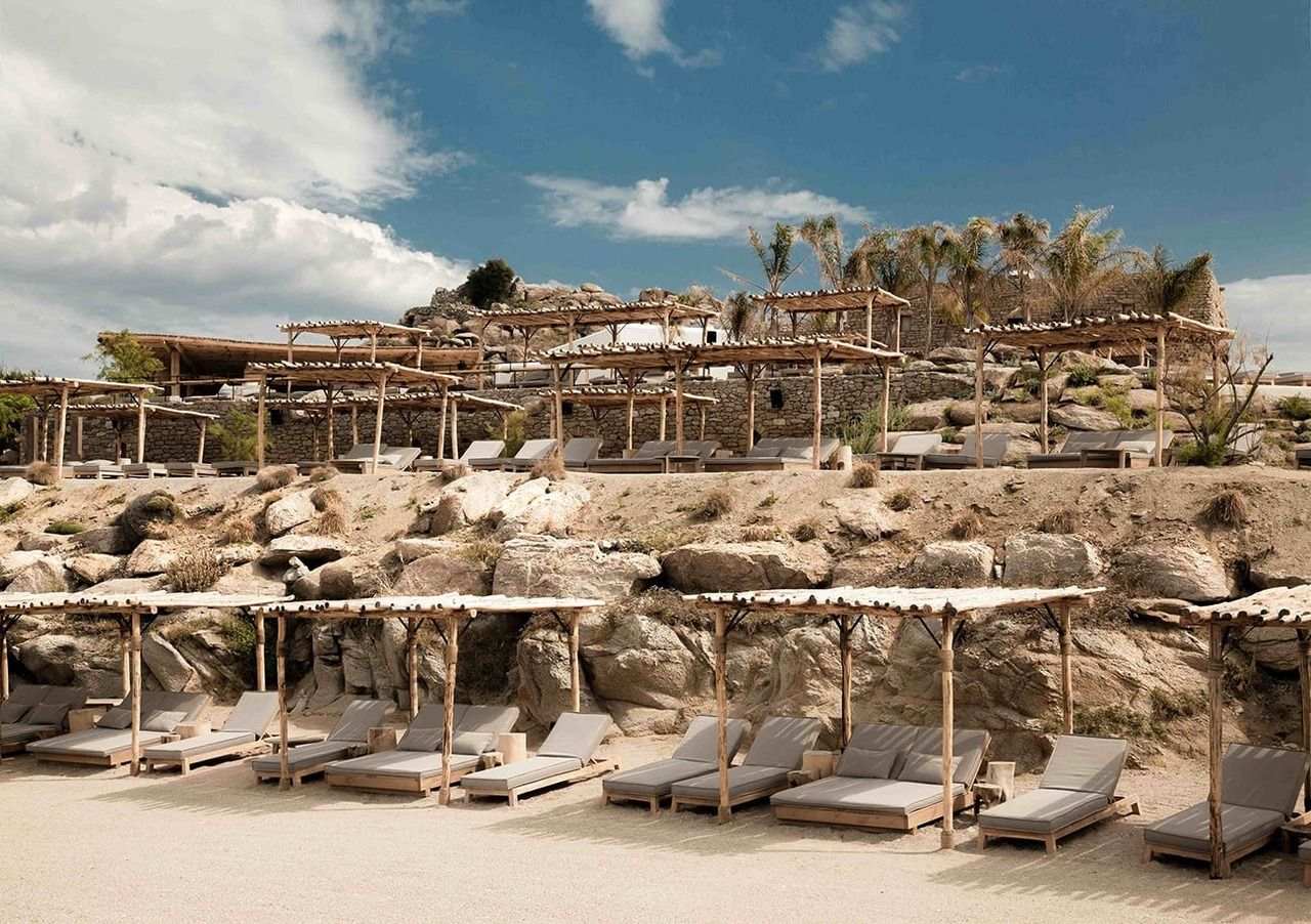 Best beach clubs in the mediterranean - Scorpios, Mykonons