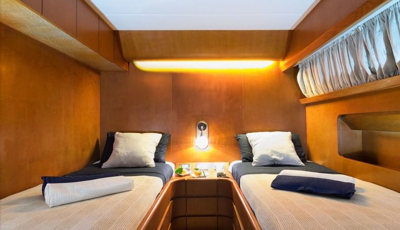 Yacht crew cabin