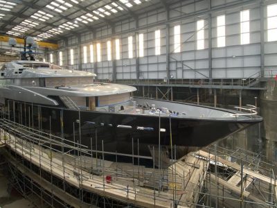 Superyacht Refit - Pendennis Shipyard, Falmouth