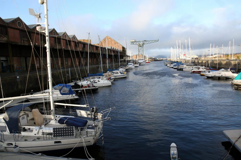 visiting scotland by superyacht – James Watt Dock