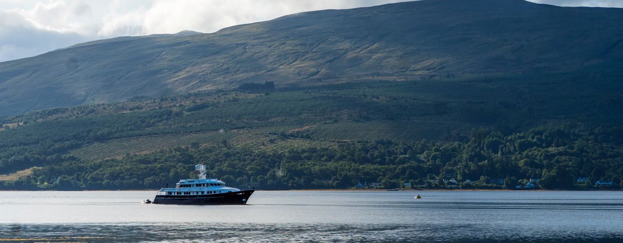 Yacht A2 Spotted in Scotland 