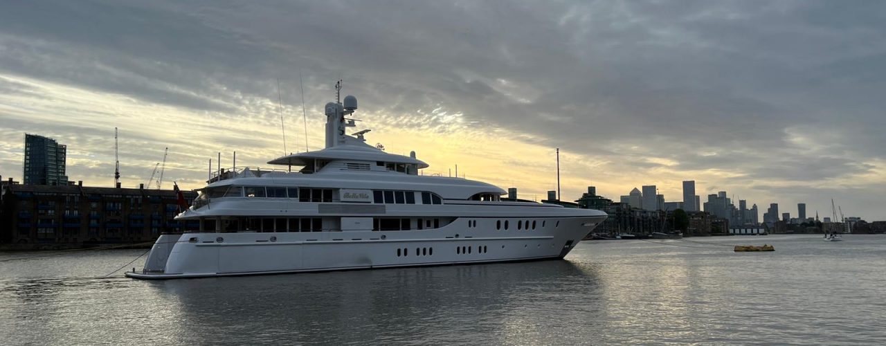 Superyacht Gitana cruising the British Isle