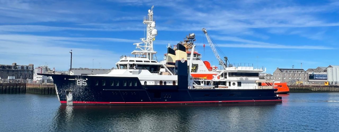 Motor Yacht Sherpa visiting the UK in 2022