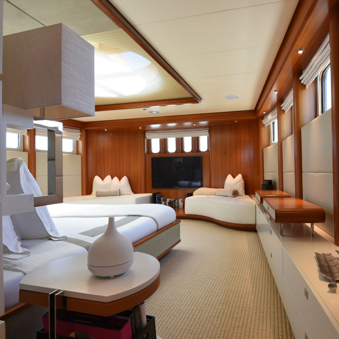 inside M/Y LIFE SAGAS luxury accommodations 