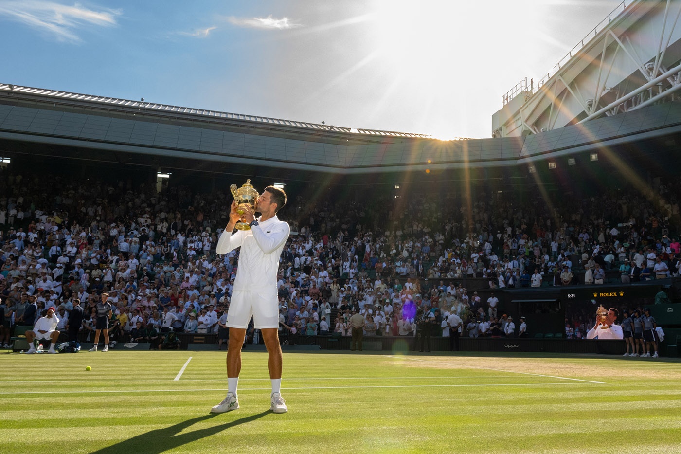 Wimbledon- The 2022 Gentlemen's Singles Champion Novak Djokovic, 2023 is set to be an unmissable UK event for superyacht guests