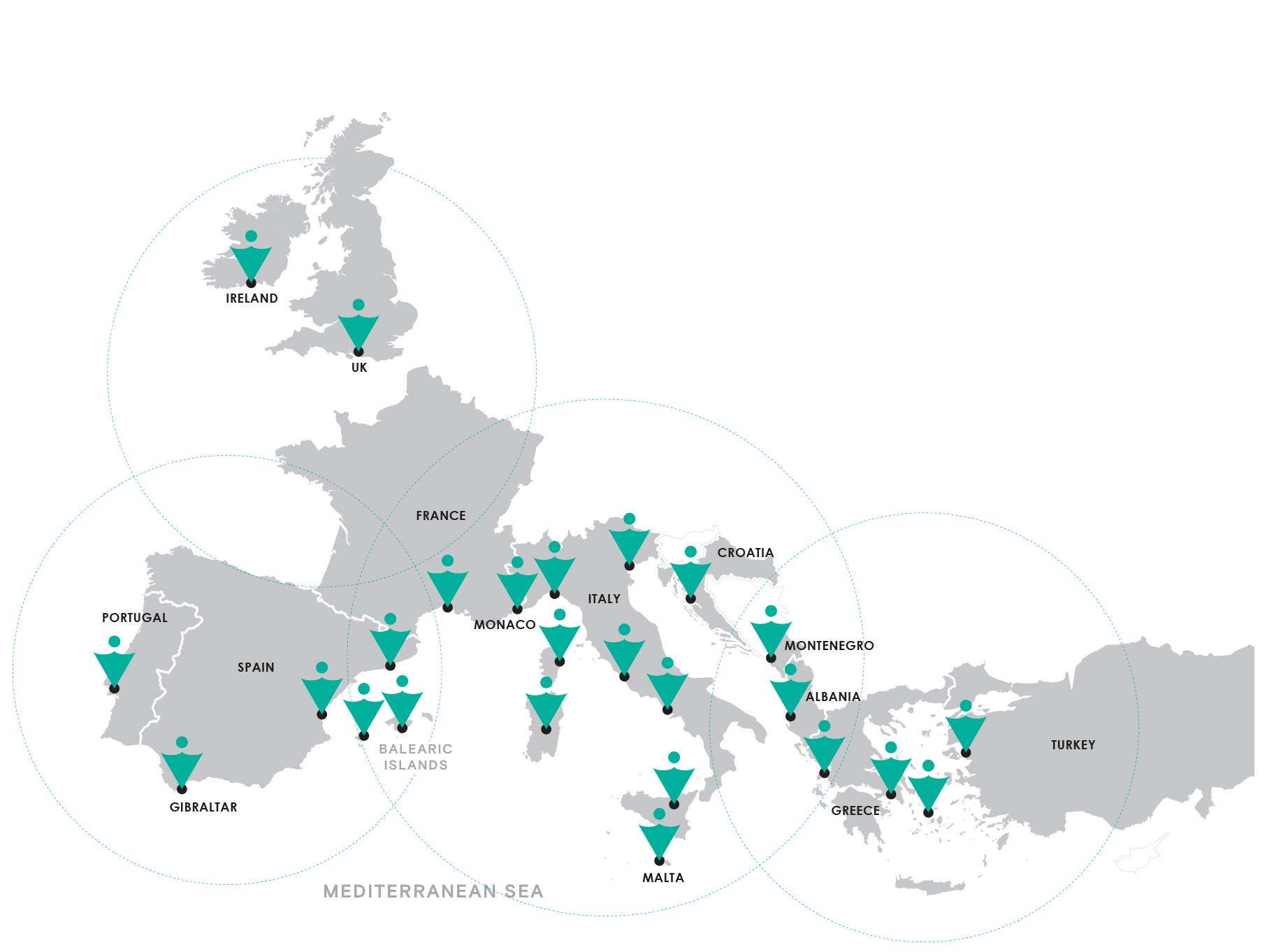 World League of Agents locations 