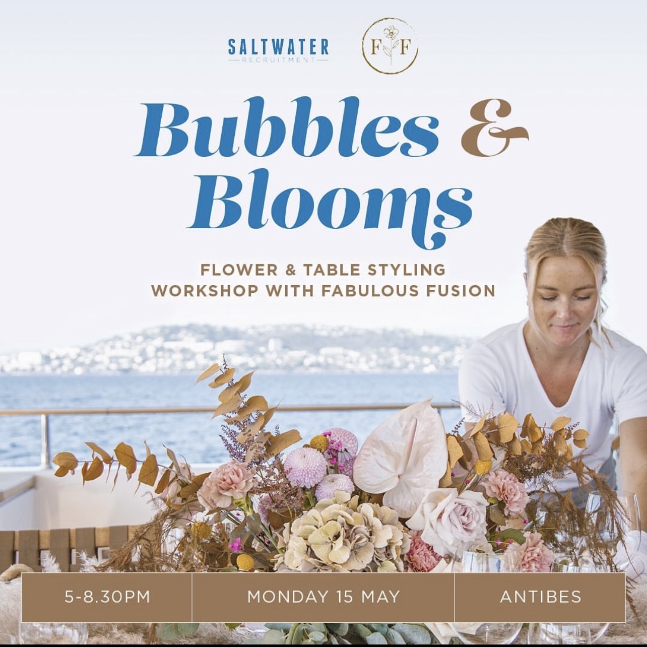 Bubbles & Blooms Workshop Antibes