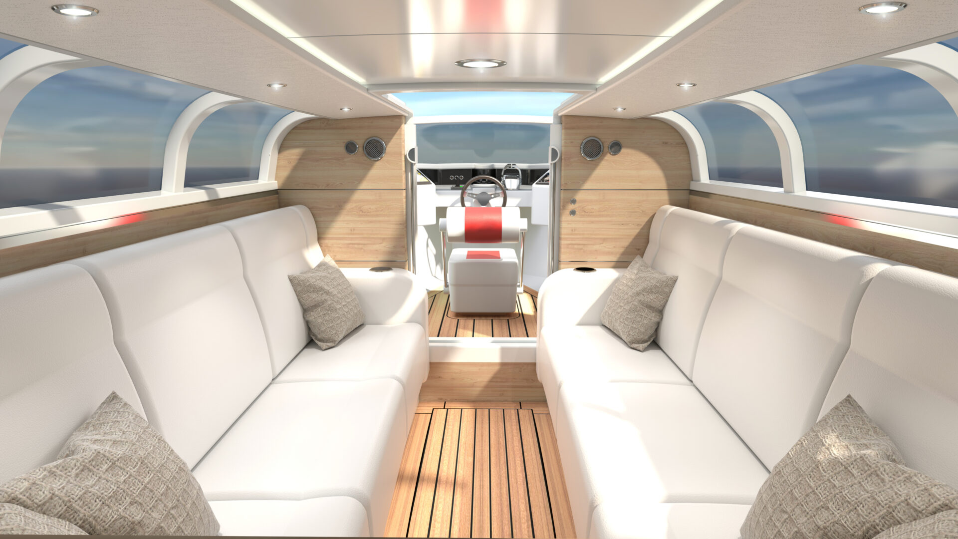 Vikal International's render of the restored Coral Island limousine tender